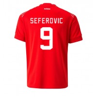 Switzerland Haris Seferovic #9 Replica Home Shirt World Cup 2022 Short Sleeve